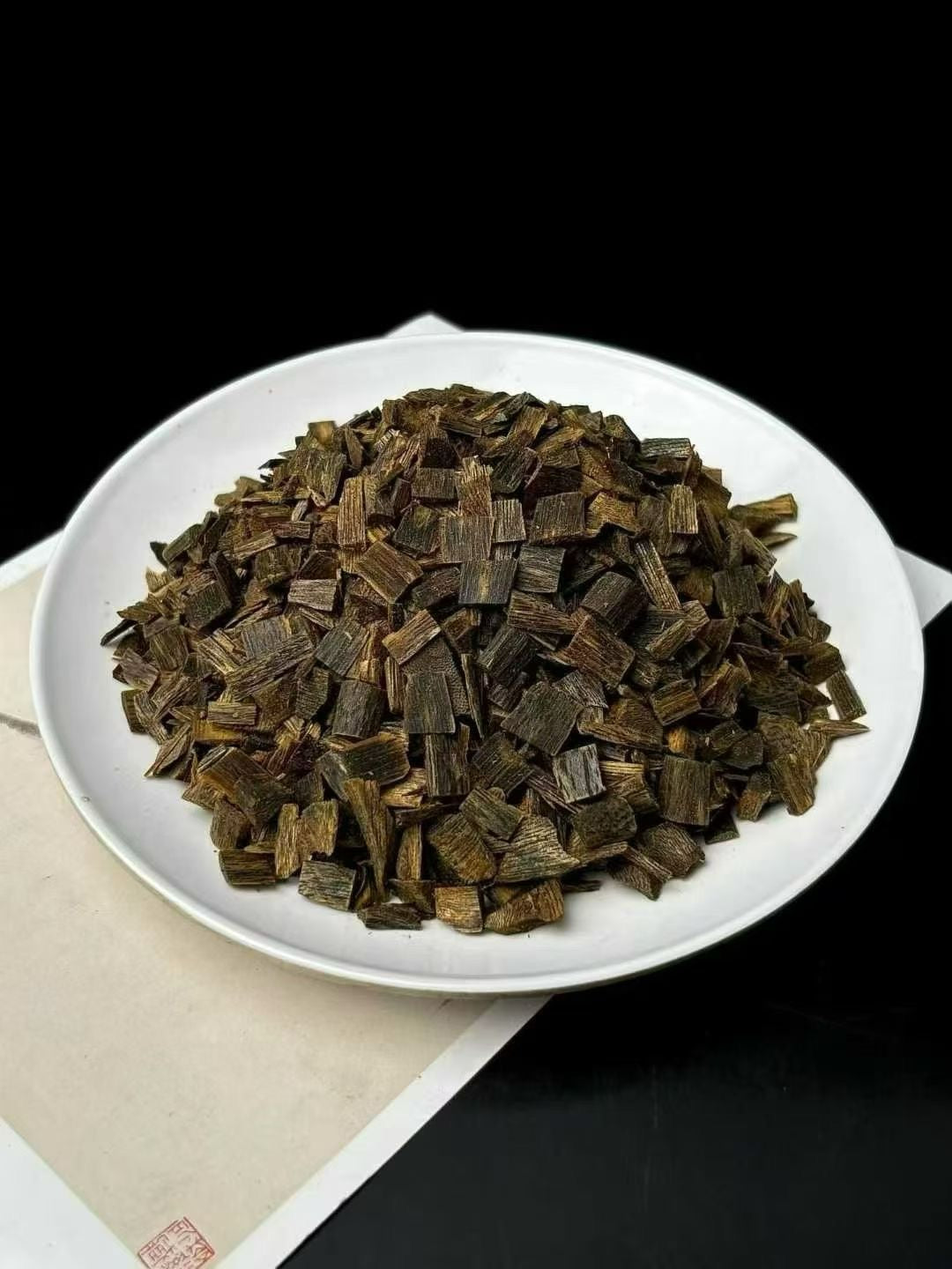 Kynam Agarwood Chips | Raw Fragments | Full-Oil Sinking | For Incense