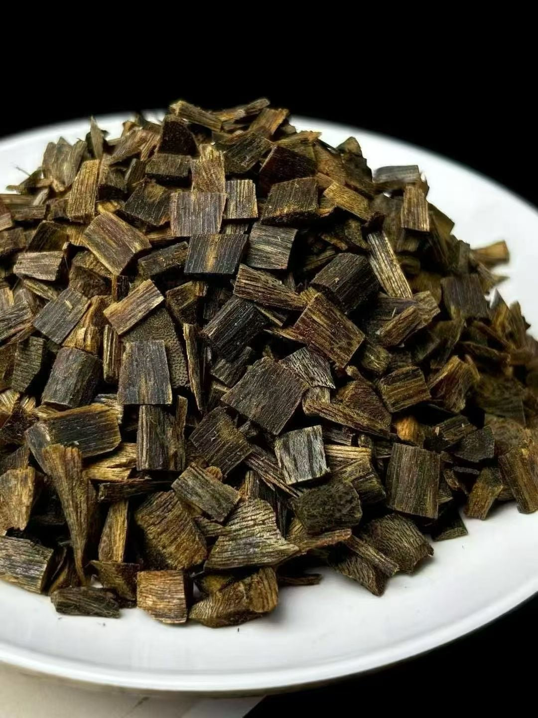 Kynam Agarwood Chips | Raw Fragments | Full-Oil Sinking | For Incense