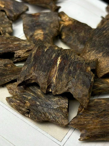 Kynam Agarwood Chips | Natural Oud | Full-Oil | For Incense & Home Fragrance